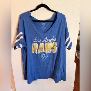 Junk Food Clothing Blue Rams Graphic Tee